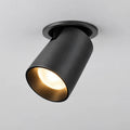 Spot LED orientable noir avec lumière chaleureuse