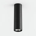 Spot LED cylindrique noir en aluminium – vue principale