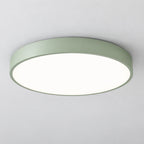 Plafonnier LED ultra-plat vert – détail du cadre