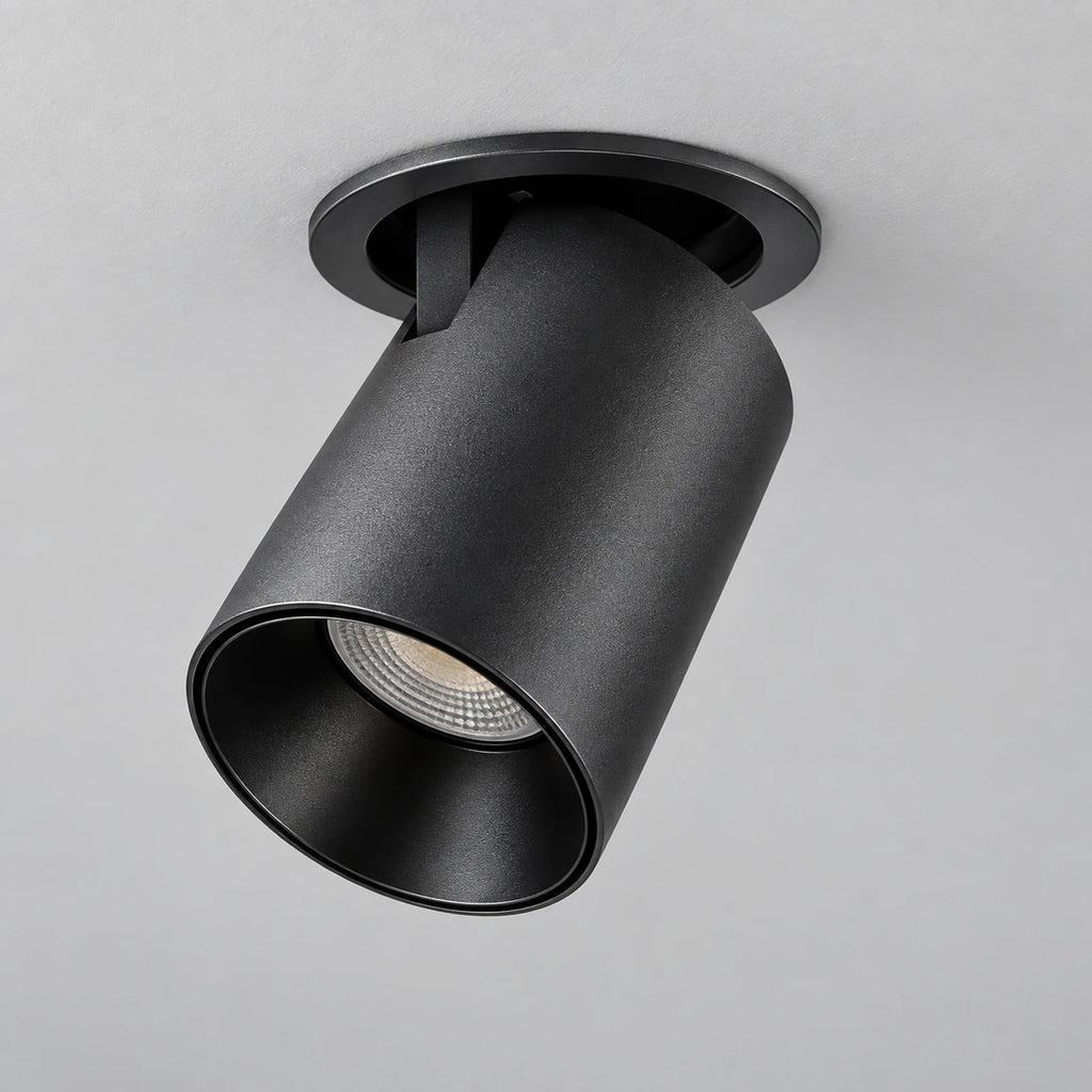 Mécanisme orientable du spot LED noir en aluminium