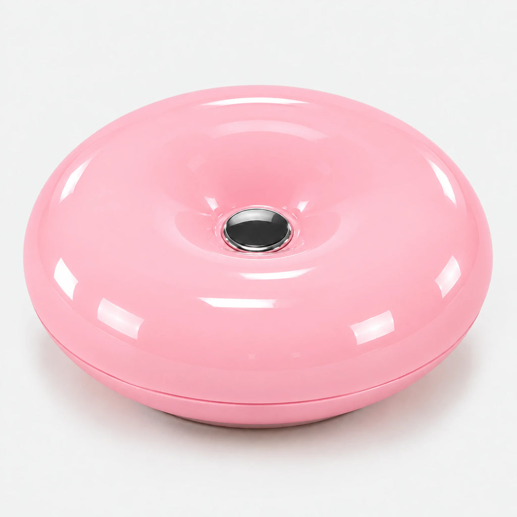 Applique murale donut rose tactile – variante