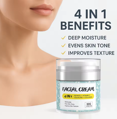 Retinol & Vitamin C Face Cream – Anti-Aging Moisturizer