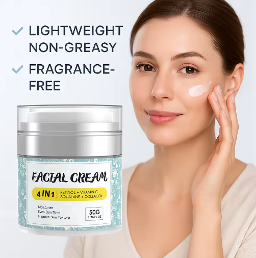 Retinol & Vitamin C Face Cream – Anti-Aging Moisturizer