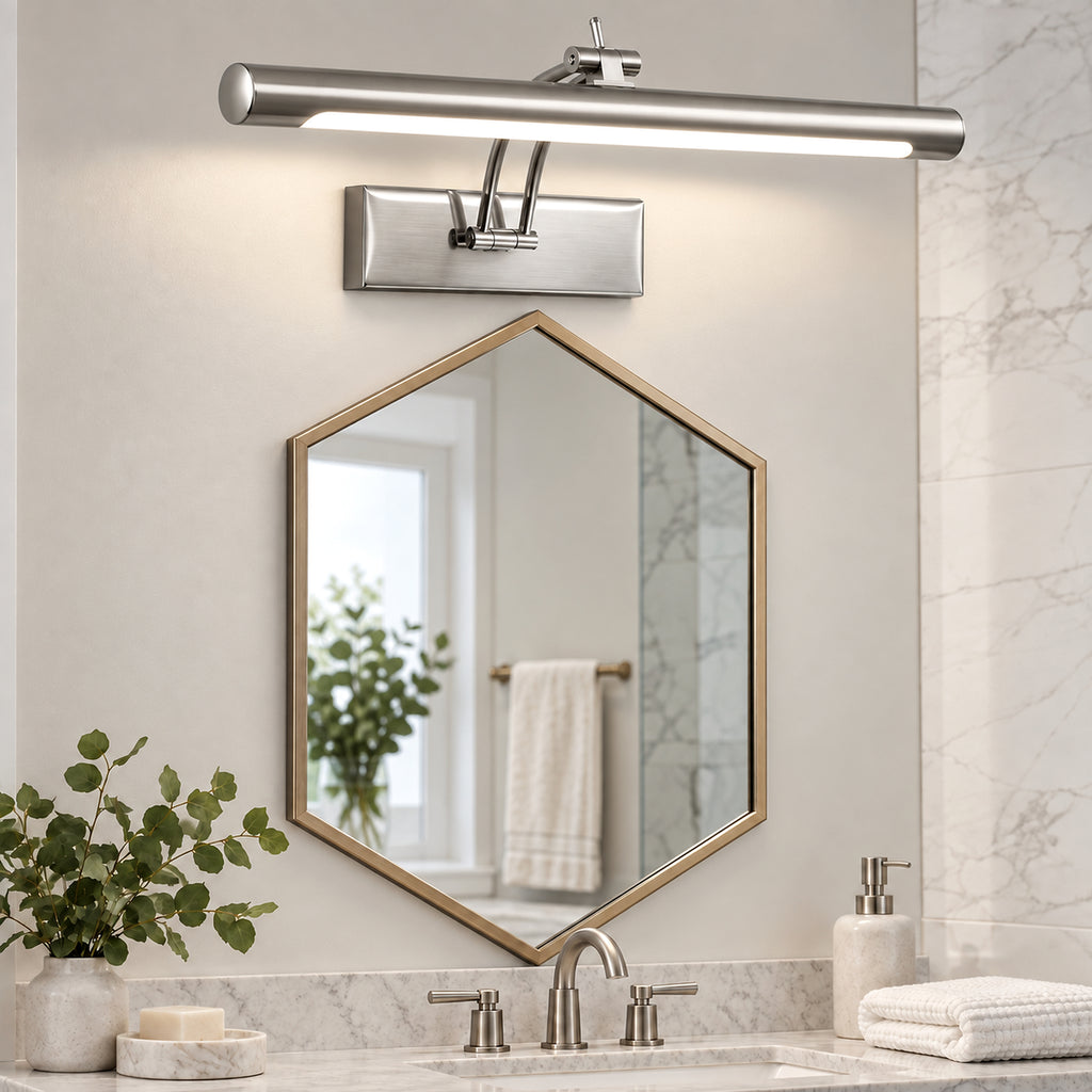 Applique murale LED linéaire argenté, 43 cm
