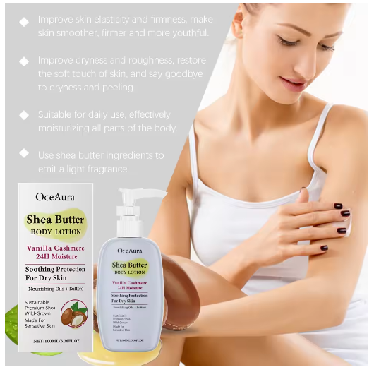 Shea Butter Body Lotion – 24‑Hour Moisturizing