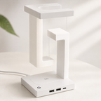 Socle de la lampe de chevet suspendue avec ports USB et surface de charge à induction